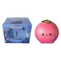 Jouets à presser géants en forme de myrtille, parfumés, fruits simulés surdimensionnés en TPR, jouets anti-stress, jouets de décompression Kawaii de grande taille pour enfants
