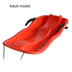 <span class=keywords><strong>Luge</strong></span> tout-terrain <span class=keywords><strong>en</strong></span> PP écologique avec frein de sécurité - Portable et durable pour le plaisir hivernal <span class=keywords><strong>en</strong></span> plein air - Product Image 2