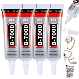 B7000 <strong>Glue</strong> Clear for Rhinestones <strong>Strong</strong> Adhesive B-7000 Jewelry Bead Gem <strong>Glue</strong> with Precision Tip Quick Dry Bedazzling Adhesive - Product Image 1