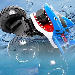 SJY-LH-C085S 2.4GHz Shark <b>Remote</b> <b>Control</b> Monster <b>Truck</b> Full Function Shooting Water Land Amphibious Vehicle RC Off-Road Car - Product Image 5