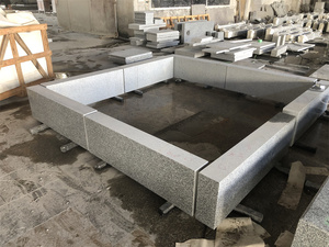 <span class=keywords><strong>Monuments</strong></span> de granit gris classique Pierre tombale de granit Pierre tombale de cimetière Pierre tombale et monument - Product Image 3