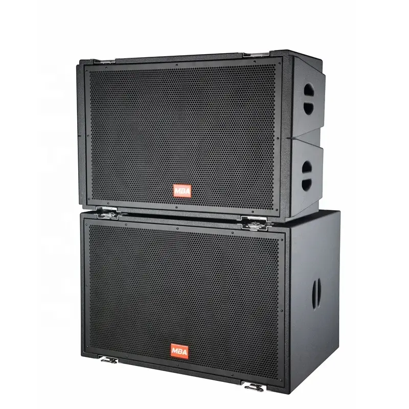 Android system big power 18 inch wooden speaker 2000 watts professional line array with audio sound system