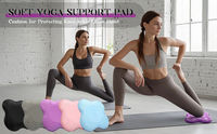 Coussin de yoga épais pour les genoux, les coudes, les poignets, les mains et la tête – Tapis de sol en mousse pour Pilates