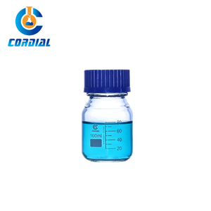 CORDIAL 25-2000ml Klare Glasreagenzflasche mit Blauem GL45 Gewindeverschluss für Laborlagerung - Product Image 3