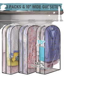 Free Sample Mergeboon Garment <b>Bag</b> <b>Storage</b> <b>Bag</b> <b>for</b> <b>Clothes</b> Waterproof Dust Covers Carry on Packing <b>Bags</b> RPET - Product Image 5