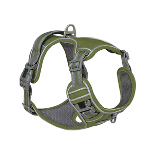 Nilon Reflektif Tali Kekang Anjing Peliharaan Rompi Empuk Anjing Tali Dada Dapat Disesuaikan Keselamatan Memimpin Semua Cuaca untuk Anjing Besar Sedang Kecil - Product Image 1