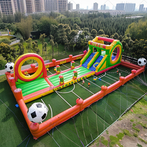 Playground Football Theam Amusement Park Kids Slide House Castle Inflatable Bouncer Inflatable Obstacle Course Inflatable Obstac - Product Image 5