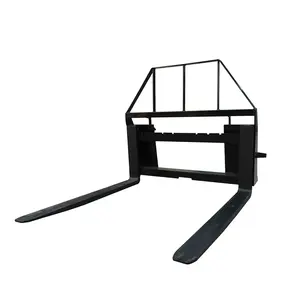 Agrotk Material Handling Equipment Parts Compact Pallet Fork Frame with 42'' Pallet Forks Fits Skid Steer Quick Attach For Sale