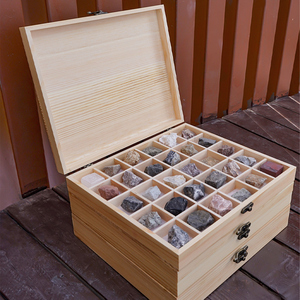 Mẫu Vật Đá biến chất và trầm tích Đá Hộp ba loại đá chính với phong cách phong thủy - Product Image 6