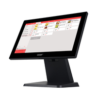 Sistema POS Todo en Uno con Pantalla Táctil de 15.6 Pulgadas, Caja Registradora de Escritorio para Negocios de Restaurantes