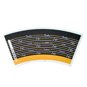 Copo Papel Quente e Frio Descartável Material De Alta Granel Copo De Papel Ventilador para Suco De Água Café Fabricação De Copo De Chá De Papel - Product Image 6
