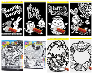 Nouvel ensemble professionnel de coloriage et de peinture pour enfants en tissu velours anti-rayures - Product Image 4