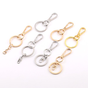 Juego de Llaveros Metálicos DIY, Hebilla de Aleación de Zinc Plateada de 20 mm, Conectores Multiusos para Bolsas y Equipaje, Accesorios - Product Image 2