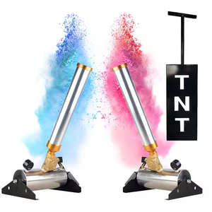 TNT Set mesin <span class=keywords><strong>Confetti</strong></span> meriam elektrik pengungkap jenis kelamin bayi dan bubuk - Product Image 2