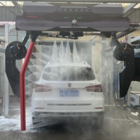 Machine de lavage de voiture entièrement automatique sans contact, système de lavage de voiture haute pression 360° avec séchage rapide électrique