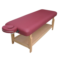 Meilleure vente d'usine Salon de beauté en bois massif, Massage thaïlandais tatouage Spa physiothérapie cosmétique cils traitement du visage Table de lit