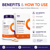 Özel Marka C Vitamini Tabletleri Toptan OEM ODM Özel Formül Bağışıklık Destekleyici Sağlık Takviyesi Toplu Tedarik Programı