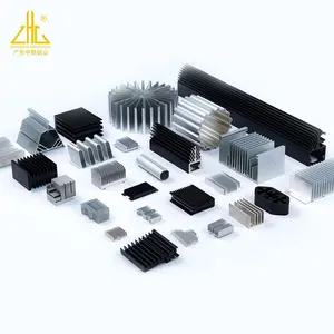 Wastafel profil ekstrusi aluminium besar relay negara padat ekstrusi 83*40 bar audio melingkar 100mm pelat panas