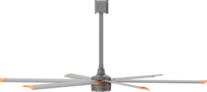 Ventilatore da <span class=keywords><strong>Soffitto</strong></span> HVLS 3.0m 6 Pale 5100m³/min Motore <span class=keywords><strong>a</strong></span> Magneti Permanenti Silenzioso per Ristoranti e Palestre, <span class=keywords><strong>a</strong></span> Risparmio Energetico, Vendita all'Ingrosso - Product Image 3