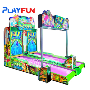 ماكينة لعب البولينج للأطفال الضامنة بحجم كبير من Playfun Delux، ماكينة ألعاب الممرات وبولينج للأطفال - Product Image 1