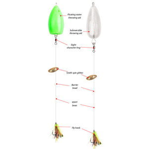 Juego de anzuelos para pesca con mosca, kit de señuelos de mariposa arcoíris, señuelos para pesca en ríos de agua dulce - Product Image 1