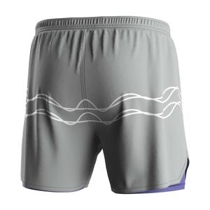 Shorts de basket-ball à double maille compressifs 2 en 1 pour hommes, entraînement de musculation personnalisé - Product Image 4