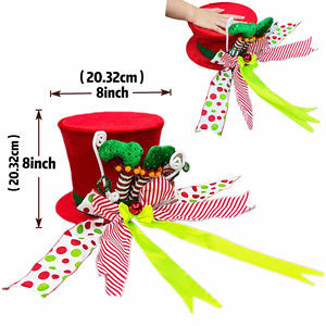 Estrella para Árbol <span class=keywords><strong>de</strong></span> Navidad, Adorno para la Punta del Árbol <span class=keywords><strong>de</strong></span> Navidad, Adorno <span class=keywords><strong>de</strong></span> Árbol <span class=keywords><strong>de</strong></span> Navidad Plegable y Compresible con Diseño <span class=keywords><strong>de</strong></span> Pierna <span class=keywords><strong>de</strong></span> <span class=keywords><strong>Bruja</strong></span> y Lazo - Product Image 6