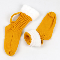 Cadeaux de fête des pères nouveauté chaussettes de sol noël créatif 3D tricot bière tasse chaussettes