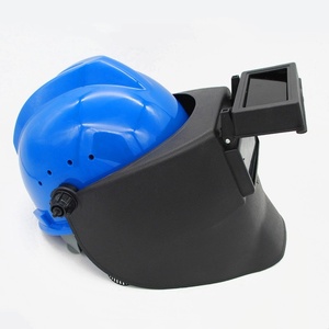 ANT5PPE, gafas dobles protectoras químicas negras, máscara de arco eléctrico PP a prueba de salpicaduras, protección facial de soldadura de cuero sin casco - Product Image 1