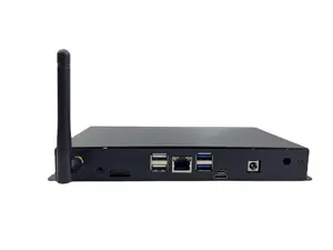 JLD-BP01 Mini PC sans ventilateur Mini ordinateur RK3568 4K HDMI RJ45 WIFI Media Player Box Android Box pour la signalisation numérique