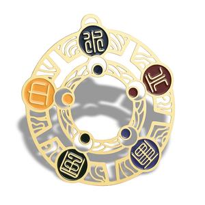 Marcapáginas de Metal de Latón Chapado en Oro Rosa, Estilo Antiguo, Personalizado por Sublimación, Proveedor Original - Product Image 1