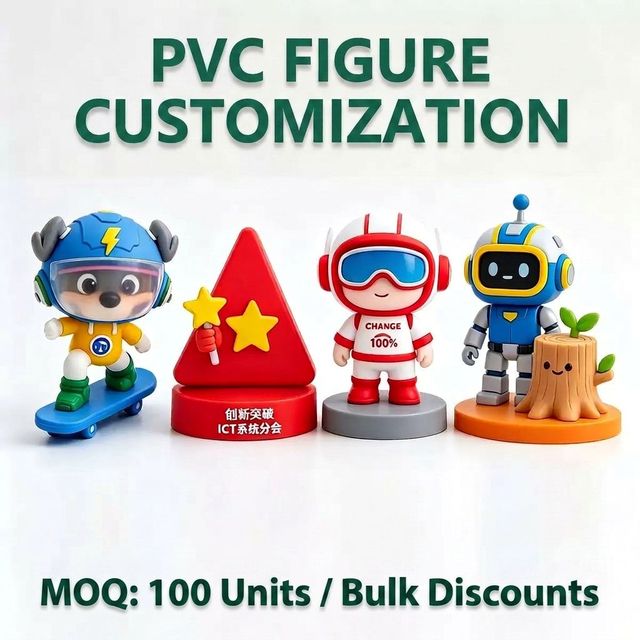 3D PVC Animal Figure Blind Box Mystery Toy Mascot Doll Desktop Decor Vinyl Art Toy Collection Customized Ages 0-24 Months+