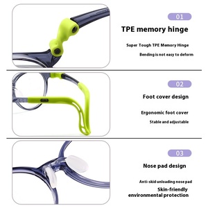 Venta al por mayor QISHANG T045ET <span class=keywords><strong>Gafas</strong></span> de Lectura <span class=keywords><strong>para</strong></span> <span class=keywords><strong>Adolescentes</strong></span> Mujeres Niños Naranja Diamante Diseño sin tornillos Anti-Bloqueo de Luz Azul - Product Image 4
