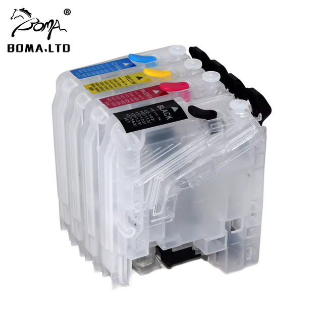 LC123 LC125 LC127 LC129 Refillable Ink Cartridge With Auto Reset Chip for Brother J6920DW J870DW J245 J650DW J6720DW J6520DW