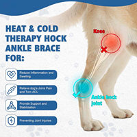 Pack de gel universel pour thérapie canine, compresse froide et chaude, enveloppement pour pattes avec soulagement de la douleur pour animaux de compagnie, attelle pour l'arthrite pour thérapie par le chaud et le froid