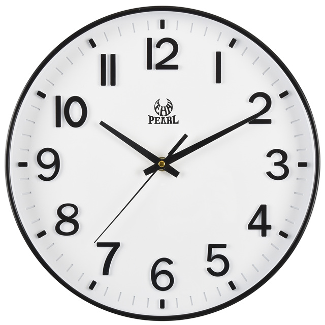 Wholesale Pearl Designer New Simple Quartz Wall Clock Silent Clock Movement 3D Number Custom Clock