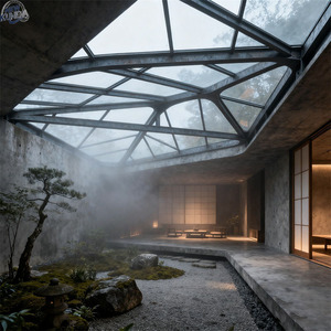 Lage Kosten Luxe Moderne Geprefabriceerde Lichte Stalen Structuur Villa Boerderij Werkplaats Winkelcentrum Snelle Installatie - Product Image 5