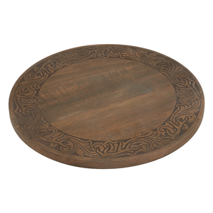 Customization Factory Handmade Custom Mesmeric Wooden Lazy Susan <strong>Rotating</strong> Wooden <strong>Tray</strong> - Product Image 1