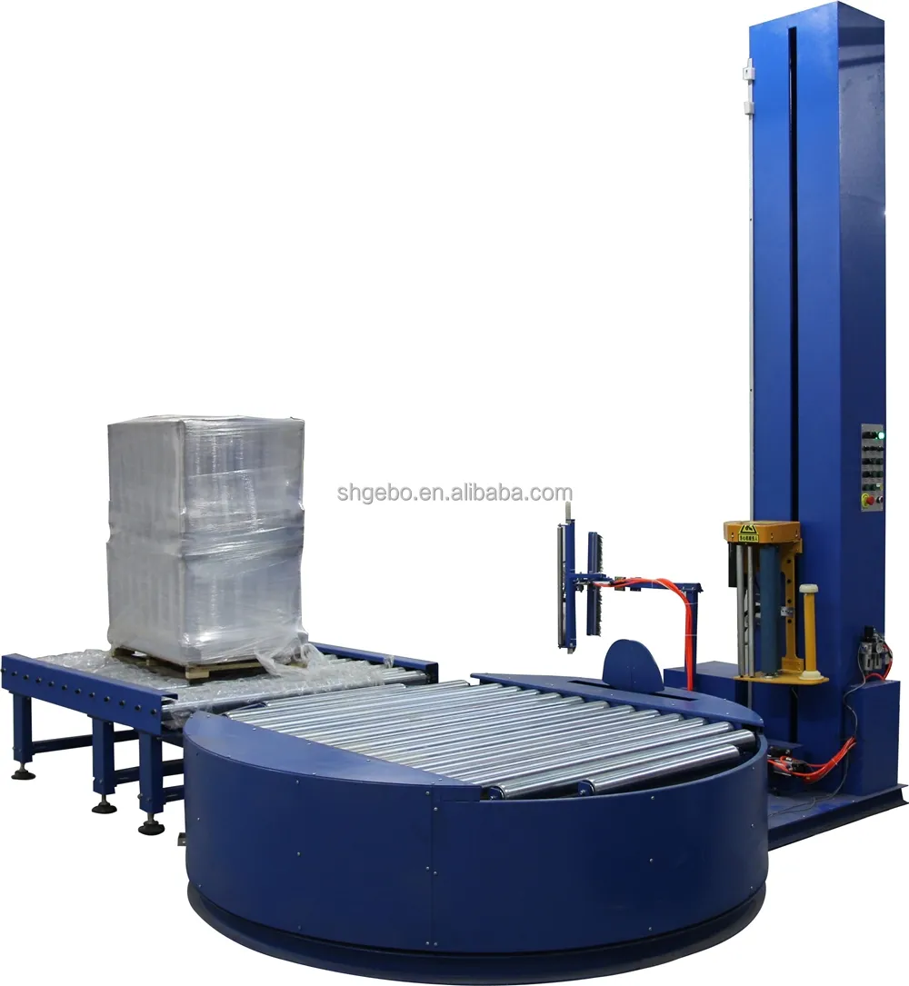 Paquet Rouleau STRECH Emballage De Film Etirable Vertical Of Pallet Wrapper Wrapping Machine Weigh System