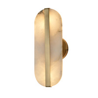 Lampe de table LED moderne Senya-Pro Alabaster Lighting, abat-jour en pierre naturelle, lampe décorative de chevet à intensité variable, lumière ambiante chaude