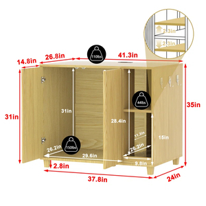 <strong>Cat</strong> <strong>Litter</strong> Enclosure, Suitable for Self-cleaning Smart Automatic <strong>Cat</strong> <strong>Litter</strong> <strong>Cabinet</strong> - Product Image 2