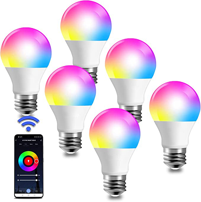 Заводская лампа Tuya Google Home 9 Вт RGB лампа 220 В умное освещение E27 светодиодная лампа