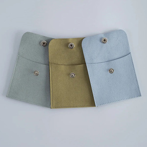 カスタムロゴ入りベルベット製小型ジュエリー収納袋 エレガントなジュエリー包装袋 - Product Image 3