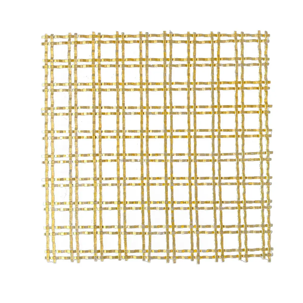 304 in acciaio inossidabile colore oro lungo uselife griglia metallica decorativa in acciaio