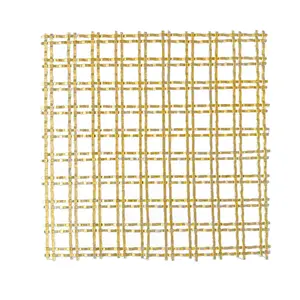 lange lebensdauer goldene farbe edelstahl 304 dekoratives metall stahlseilenverbund