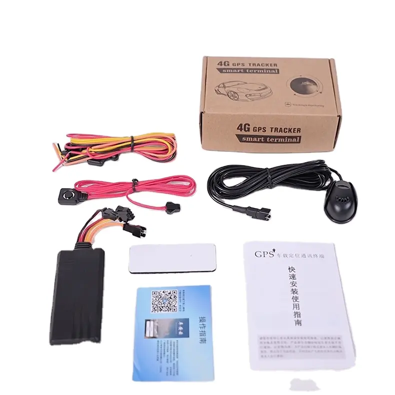 4G 2G 8-wire Car GPS Tracker cho xe Đông Nam Á phiên bản đặc biệt lưu trữ đám mây thời gian thực nền tảng miễn phí trên Android IOS