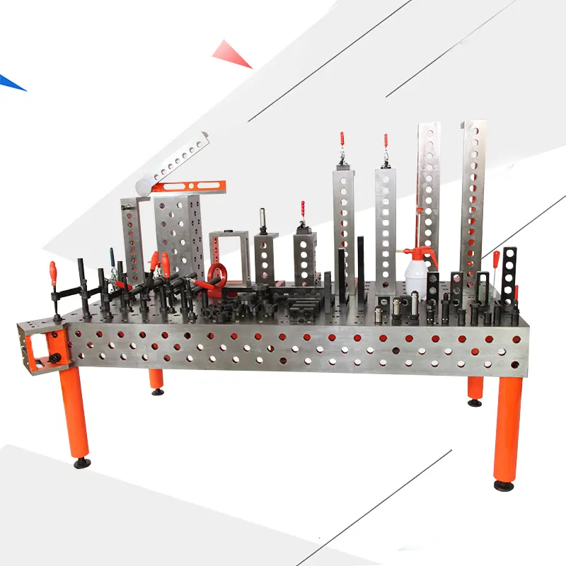 Table de soudage 3D multifonction de fabricant professionnel Table de soudage de traitement de nitruration en acier D16 D28