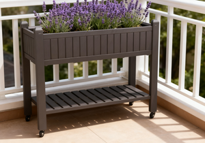 Jardinière rectangulaire en plastique lit <span class=keywords><strong>potager</strong></span> surélevé - Product Image 5