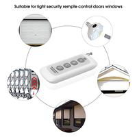 Télécommande sans fil 4 touches longue portée 433Mhz 1527 Code d'apprentissage 433mhz Transmetteur pour porte de garage Contrôleur de lumière