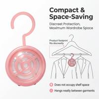 Boîte anti-mites à suspendre pour vêtements, armoire et tiroirs, formule végétale non toxique, protection fraîche, réutilisable